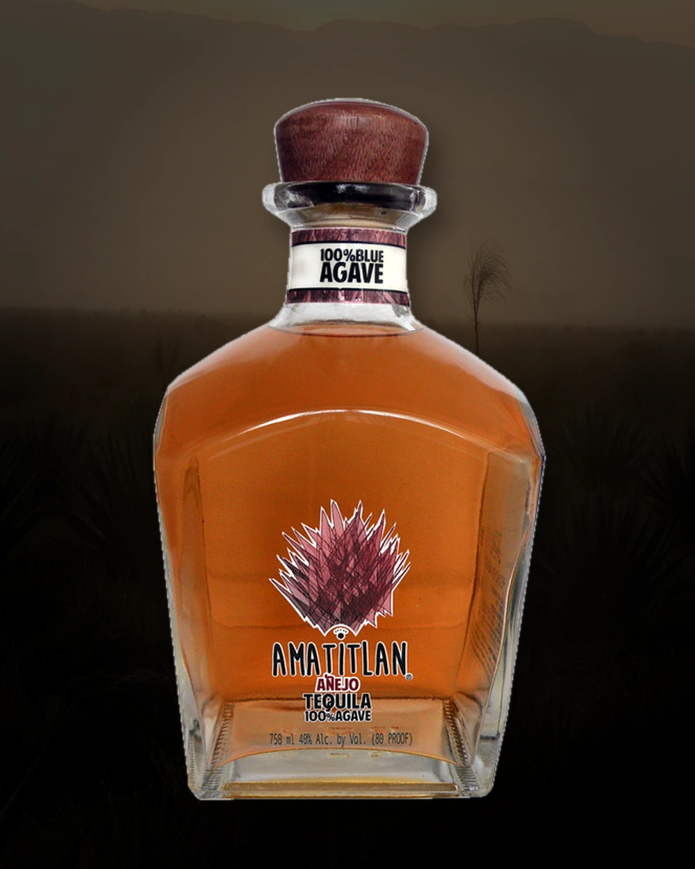 Amatitlan Tequila Añejo bottle
