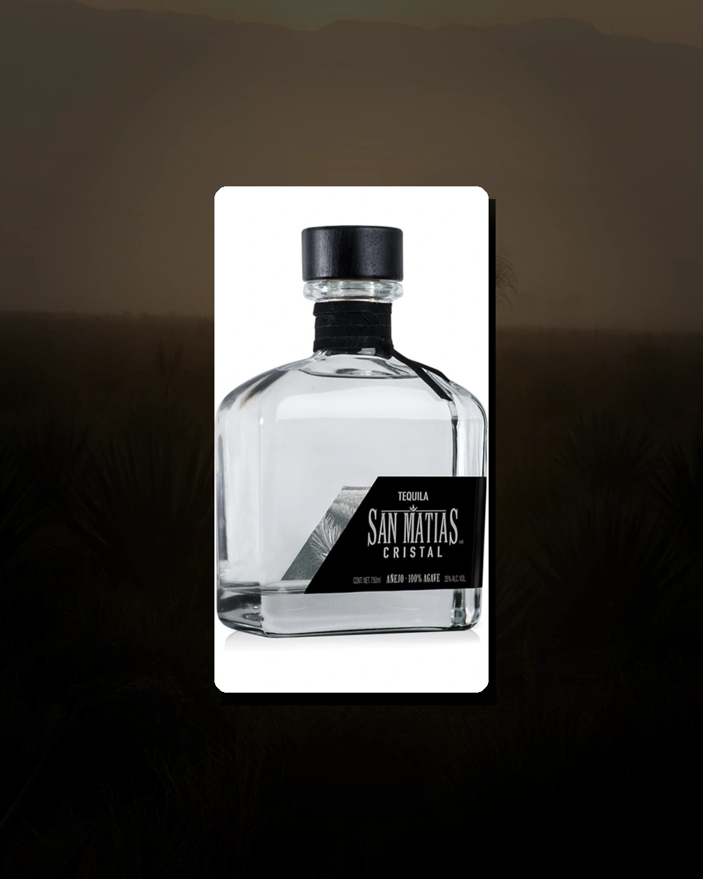 San Matias Cristal bottle