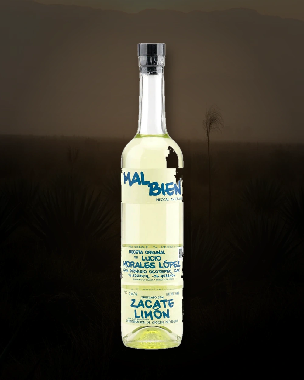 Mal Bien Zacate Limón – Morales bottle