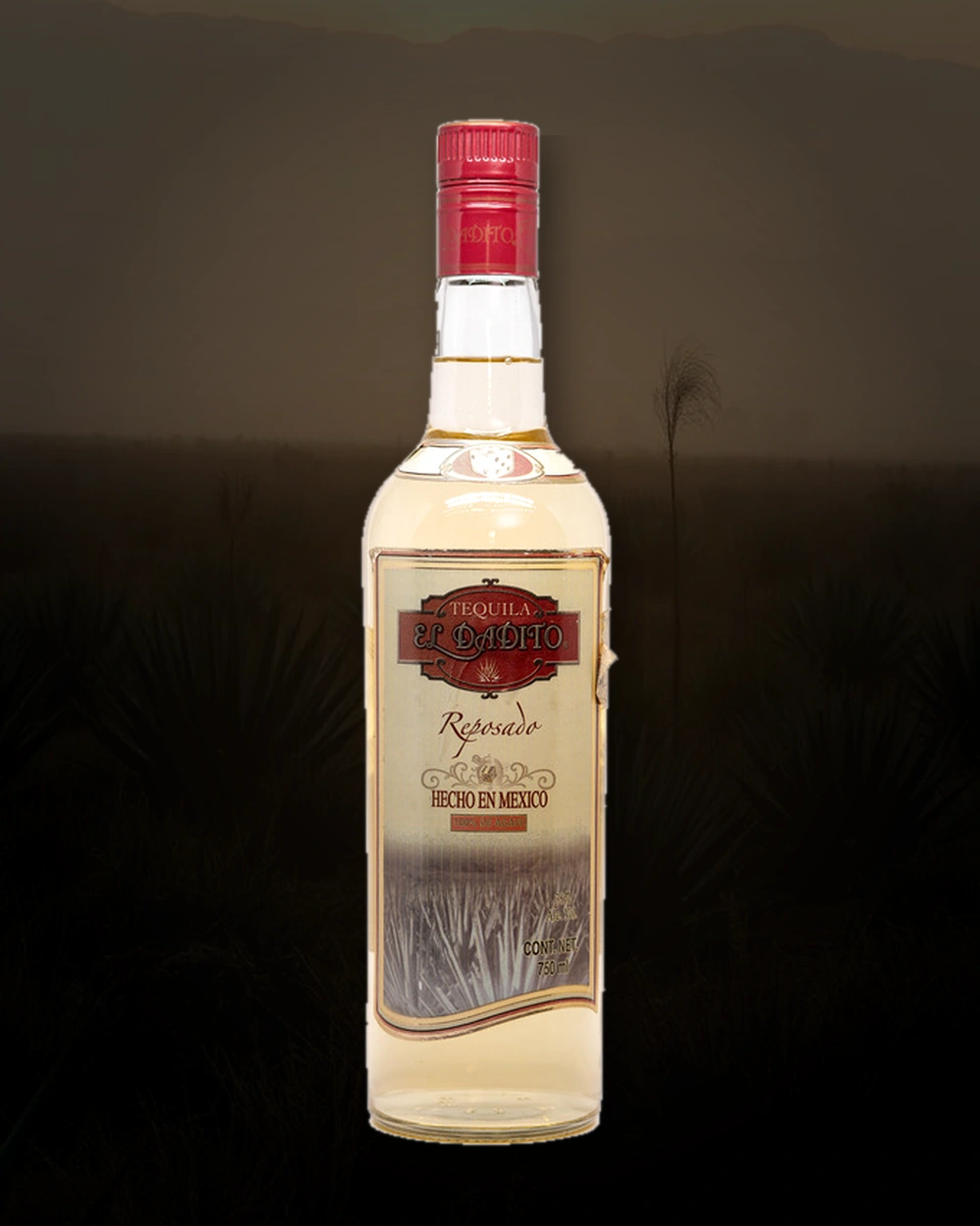 Tequila El Dadito Reposado bottle