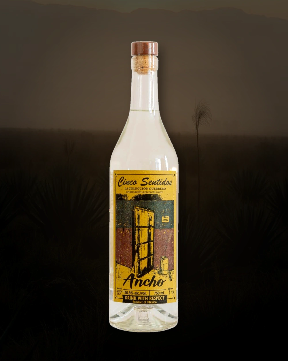 Cinco Sentidos Ancho bottle