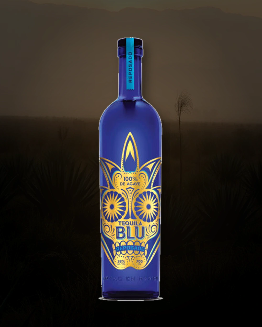 Tequila Blu Reposado bottle