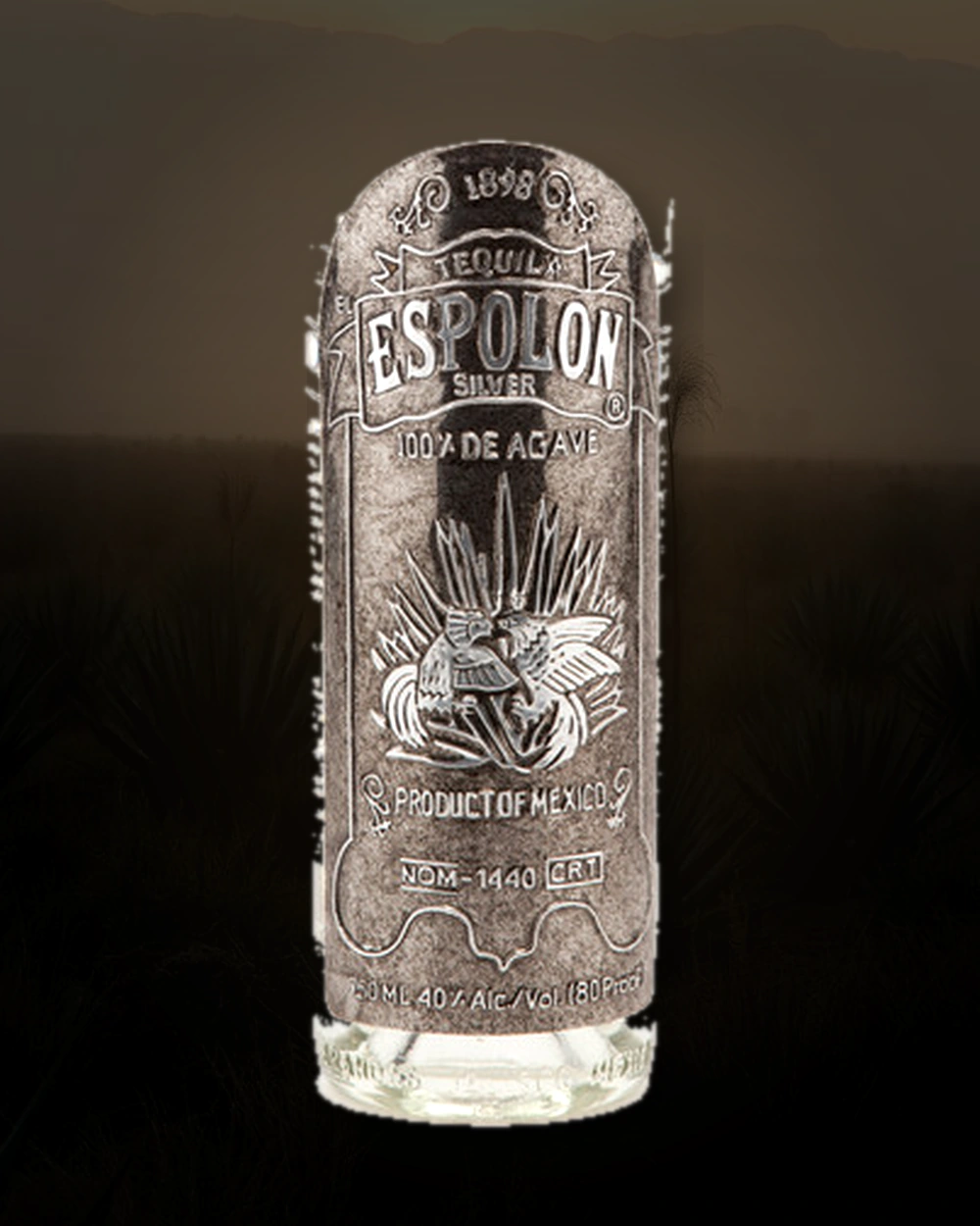 Espolon Silver (Foil Label) bottle