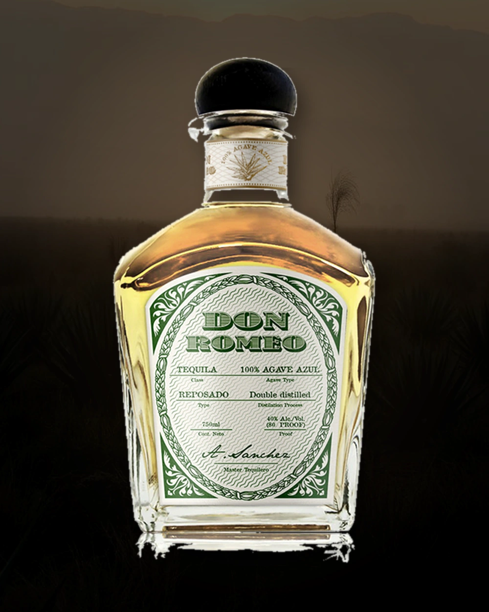Don Romeo Reposado bottle
