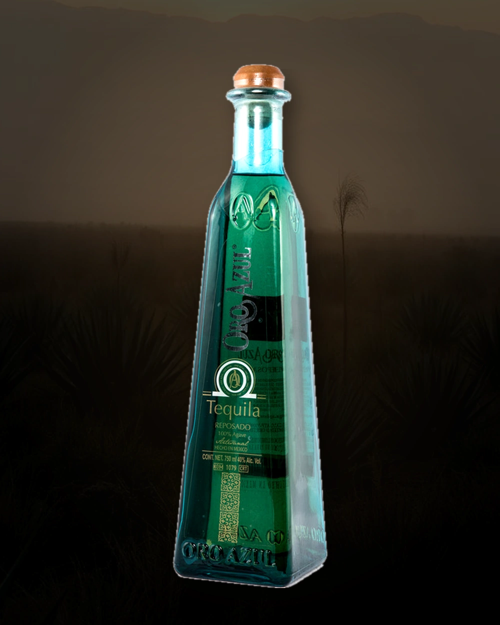 Oro Azul Reposado bottle