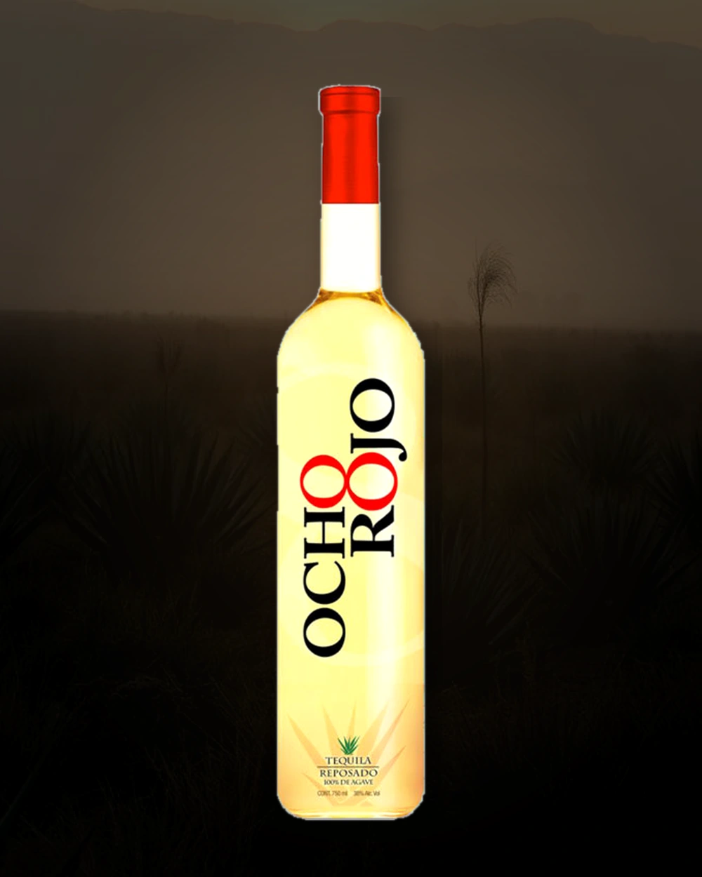 Ocho Rojo Reposado bottle