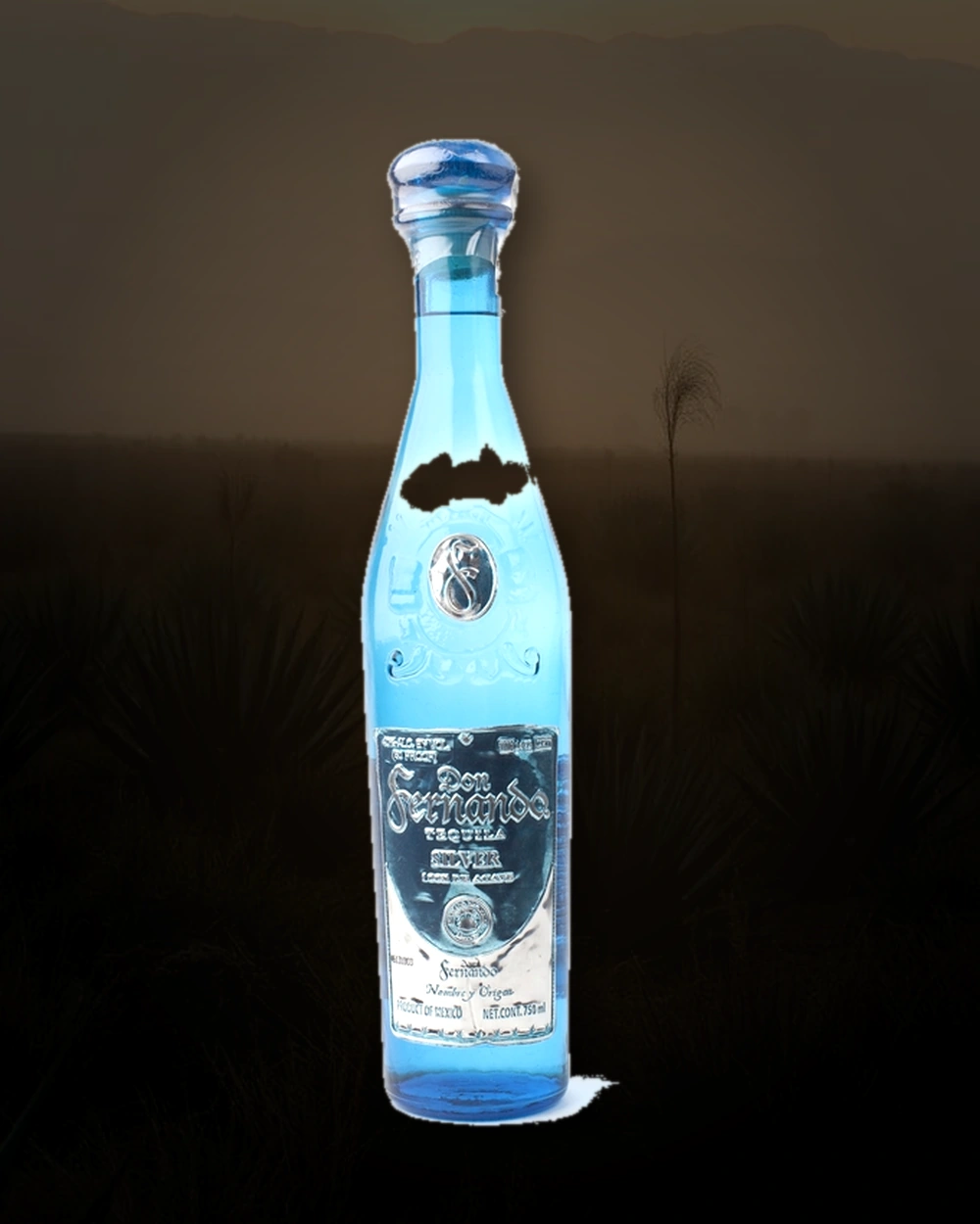 Don Fernando Silver bottle