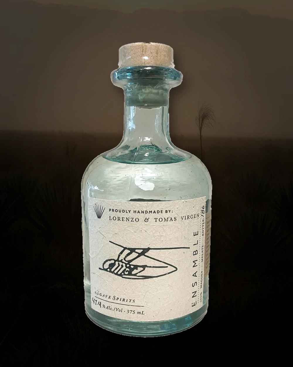 Maguey Melate Ensamble – Lorenzo & Tomas Virgen bottle