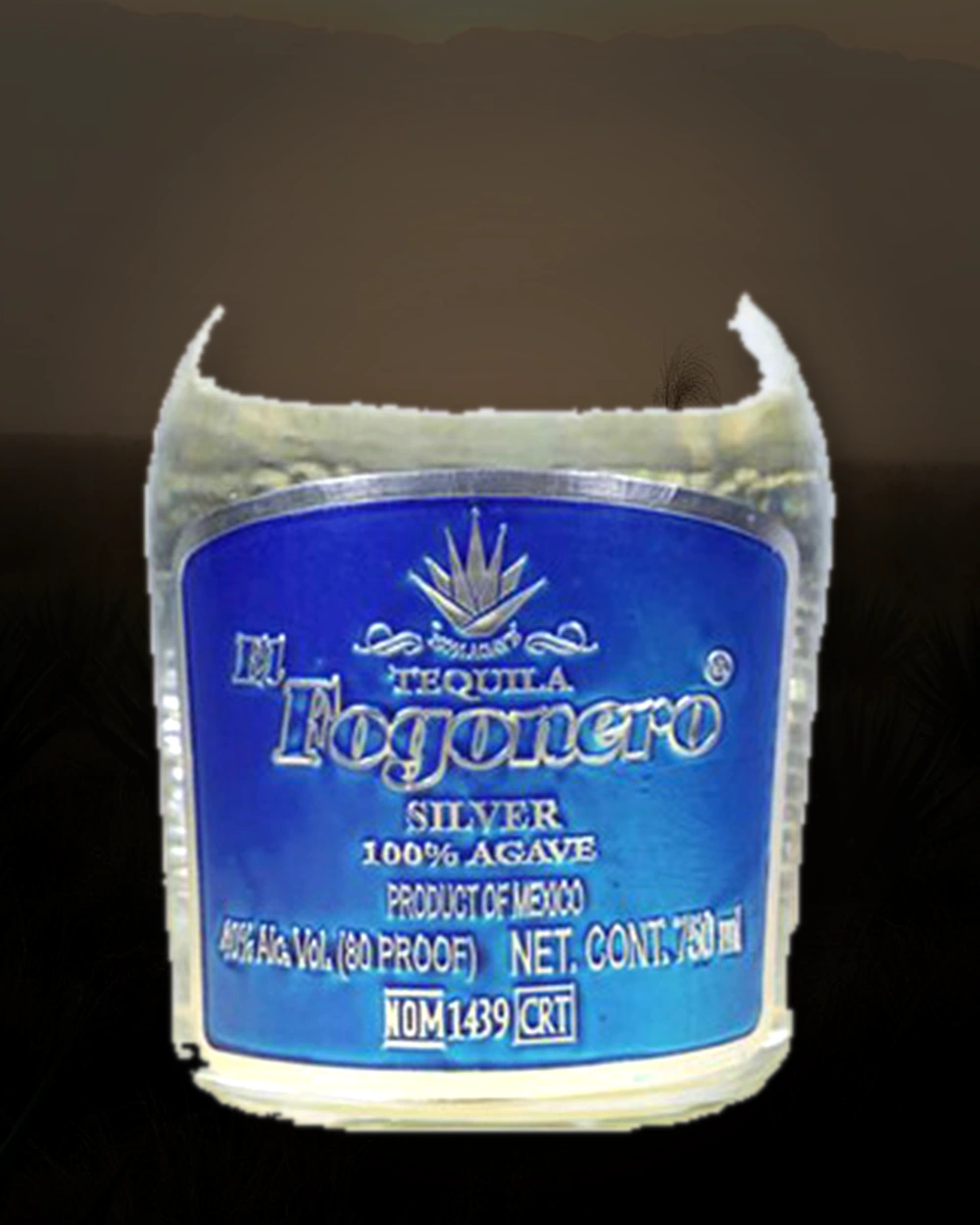 El Fogonero Silver bottle