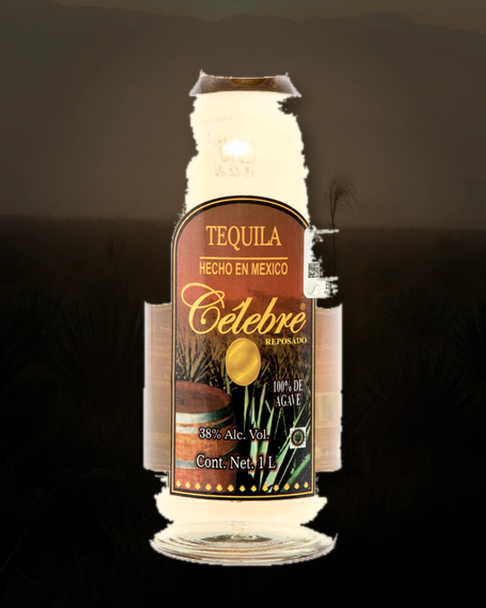 Tequila Célebre Reposado bottle