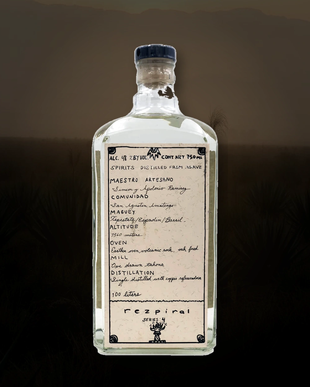 Rezpiral Barril / Tepextate / Espadin – Simeon & Apolonio bottle
