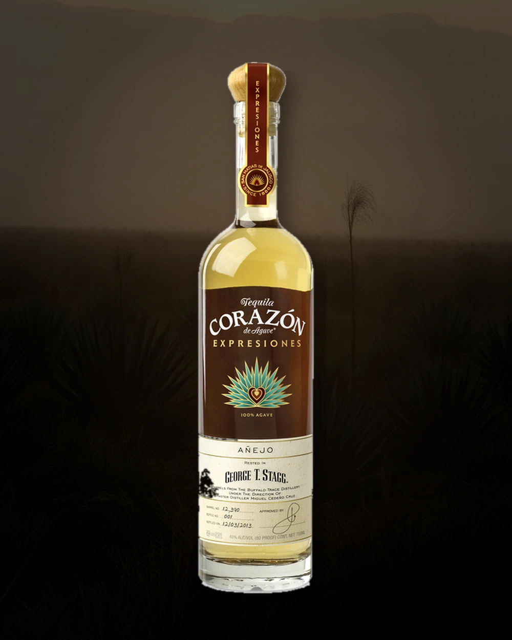 Expresiones del Corazon George T. Stagg Añejo bottle