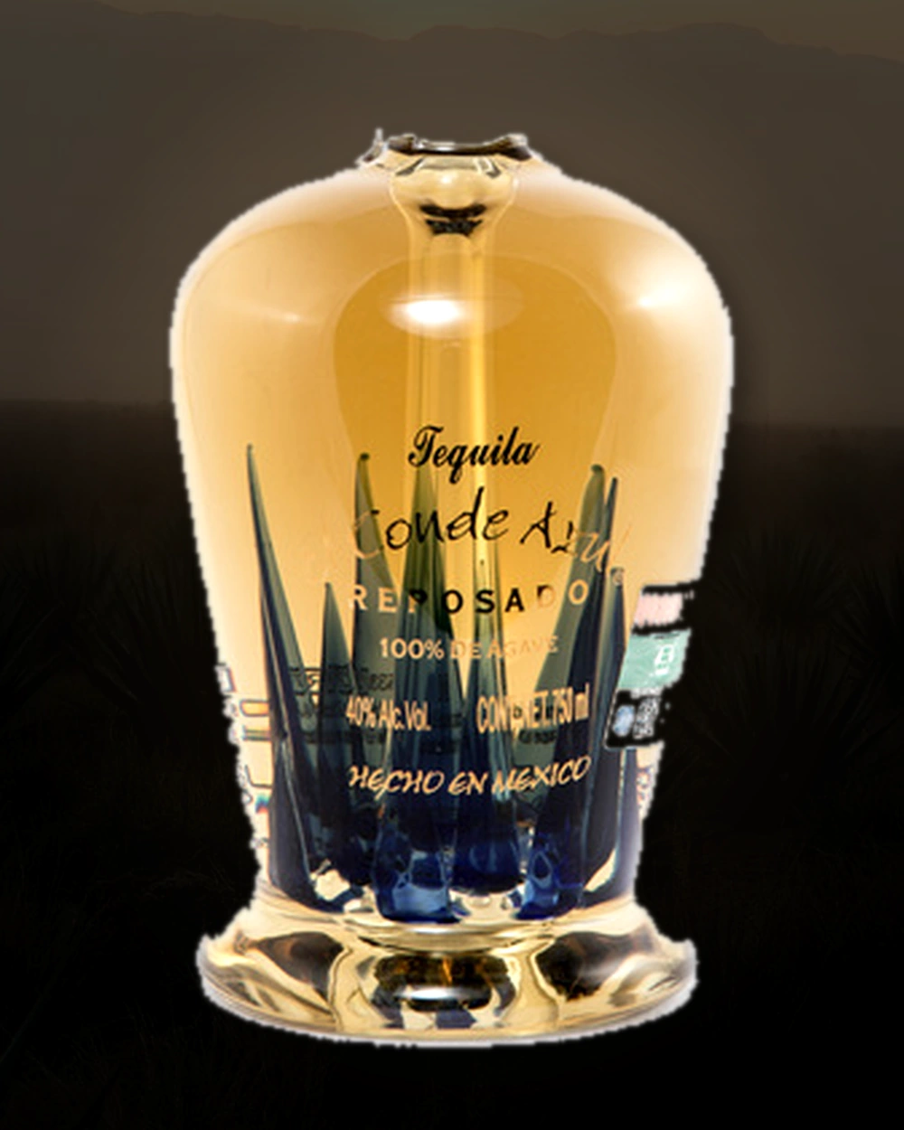 El Conde Azul Reposado bottle