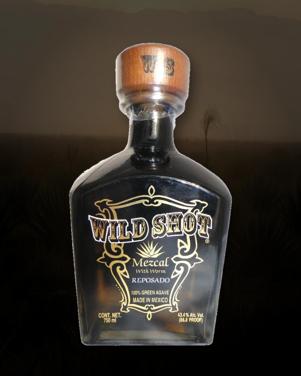Wild Shot Reposado bottle