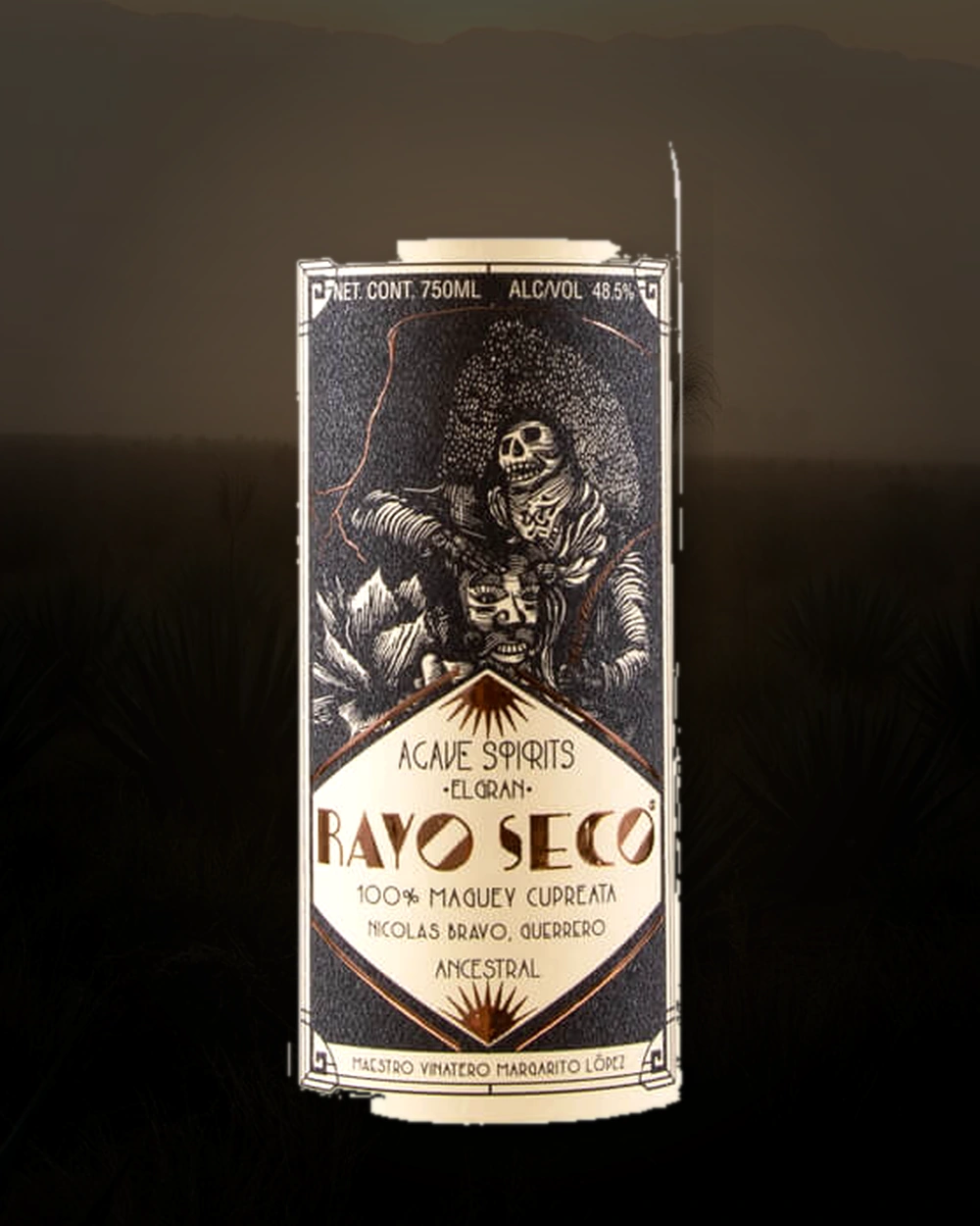 Rayo Seco Cupreata bottle