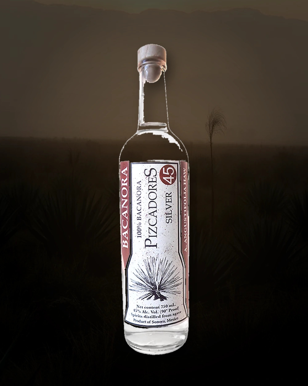 Pizcadores Bacanora bottle