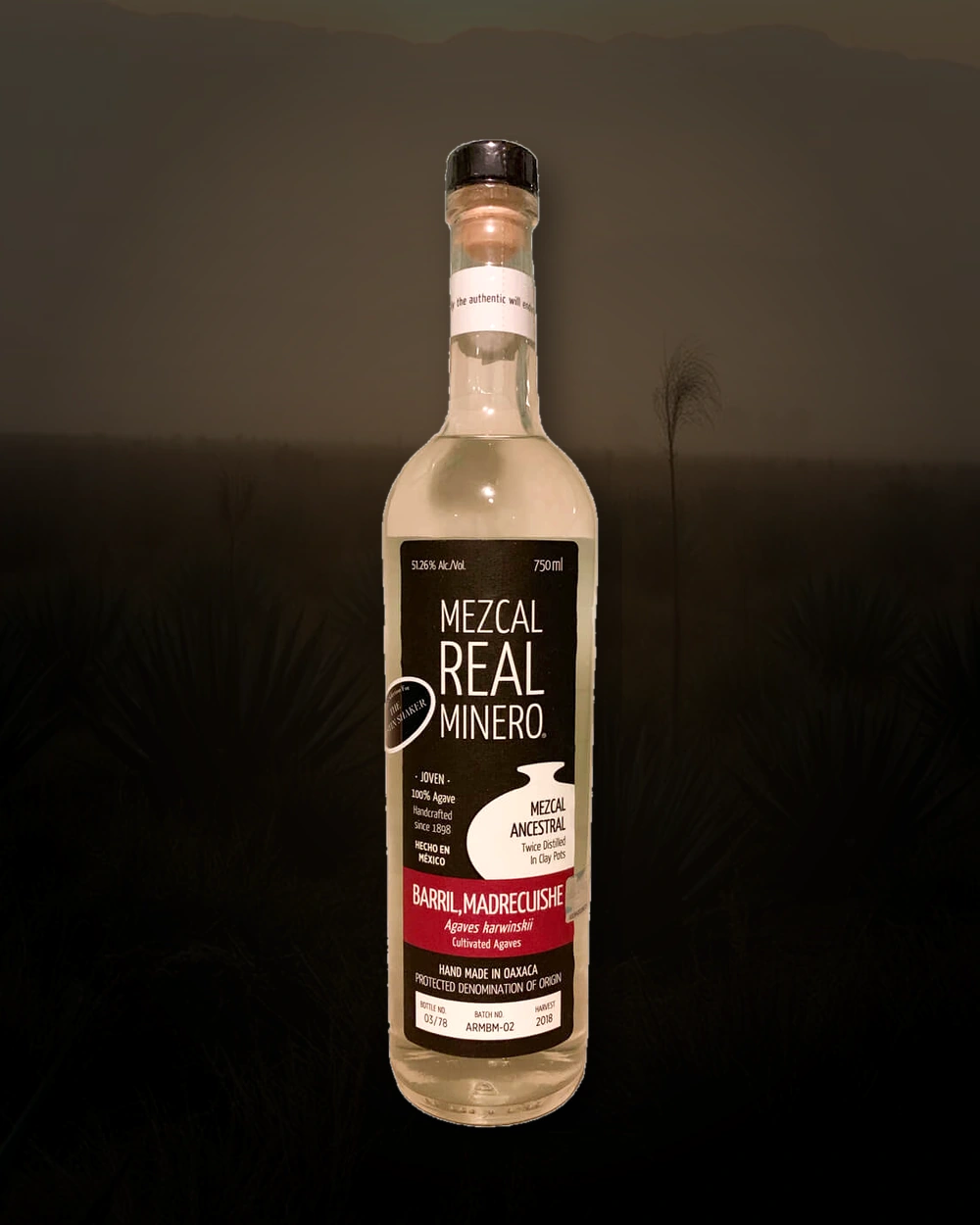 Real Minero Barril, Madrecuishe bottle