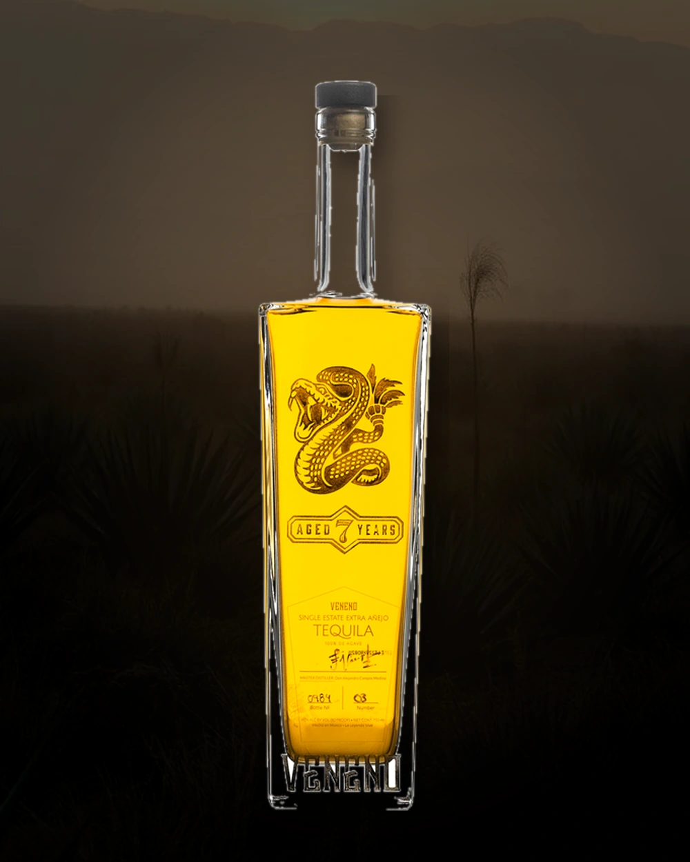 Veneno Tequila Extra Añejo bottle