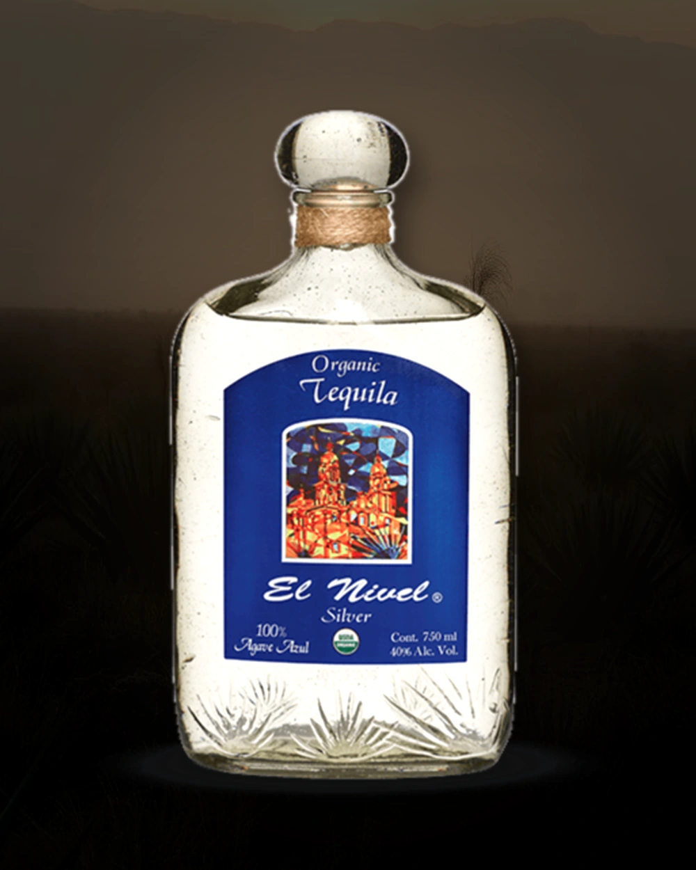 El Nivel Silver bottle