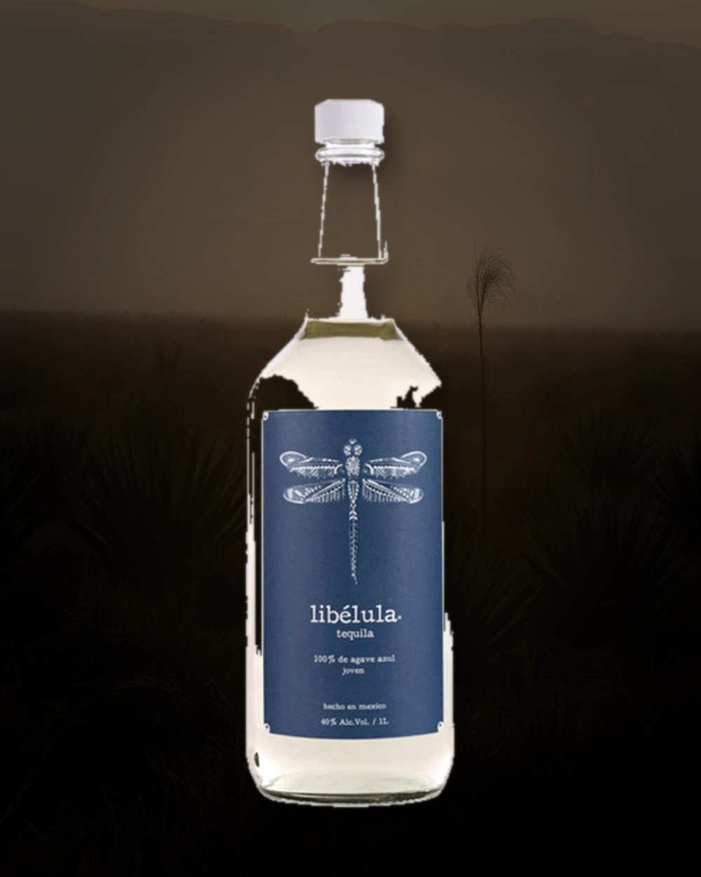 Libélula Joven Tequila bottle
