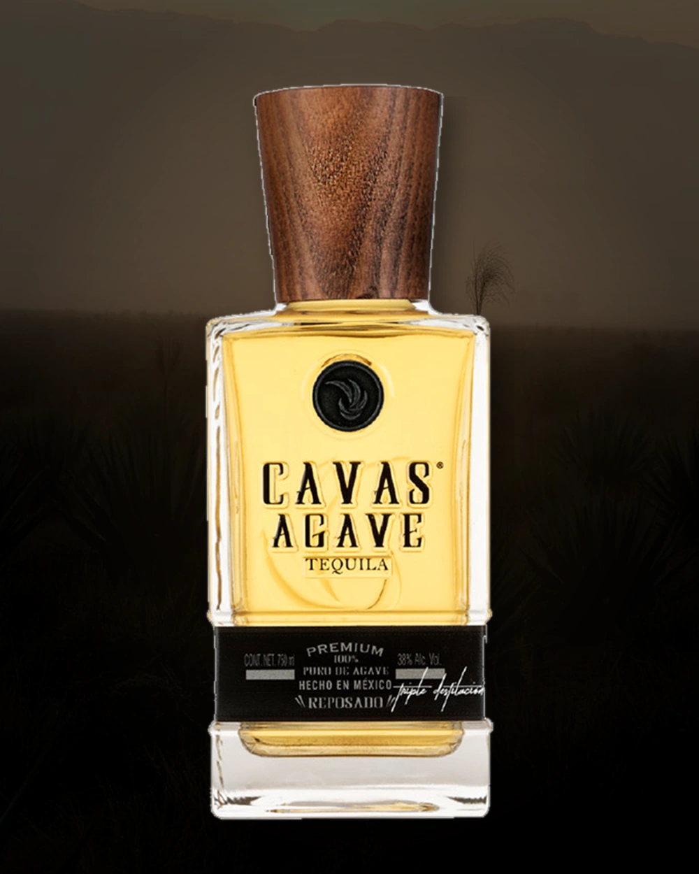 Cavas Agave Reposado bottle