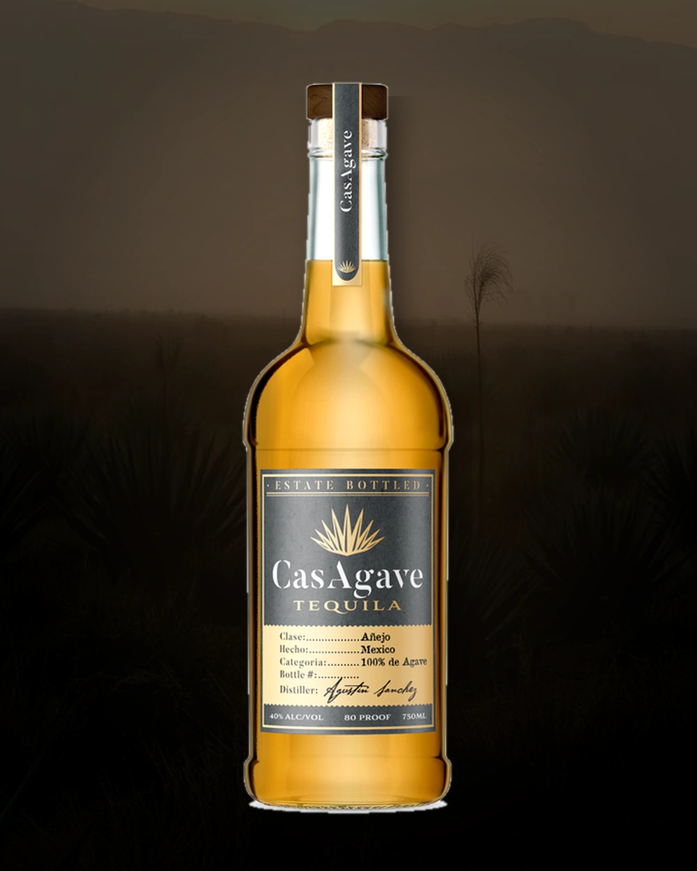 CasAgave Tequila Añejo bottle