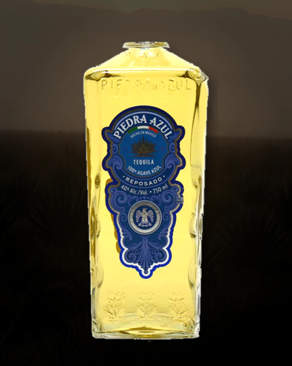 Piedra Azul Tequila Reposado bottle