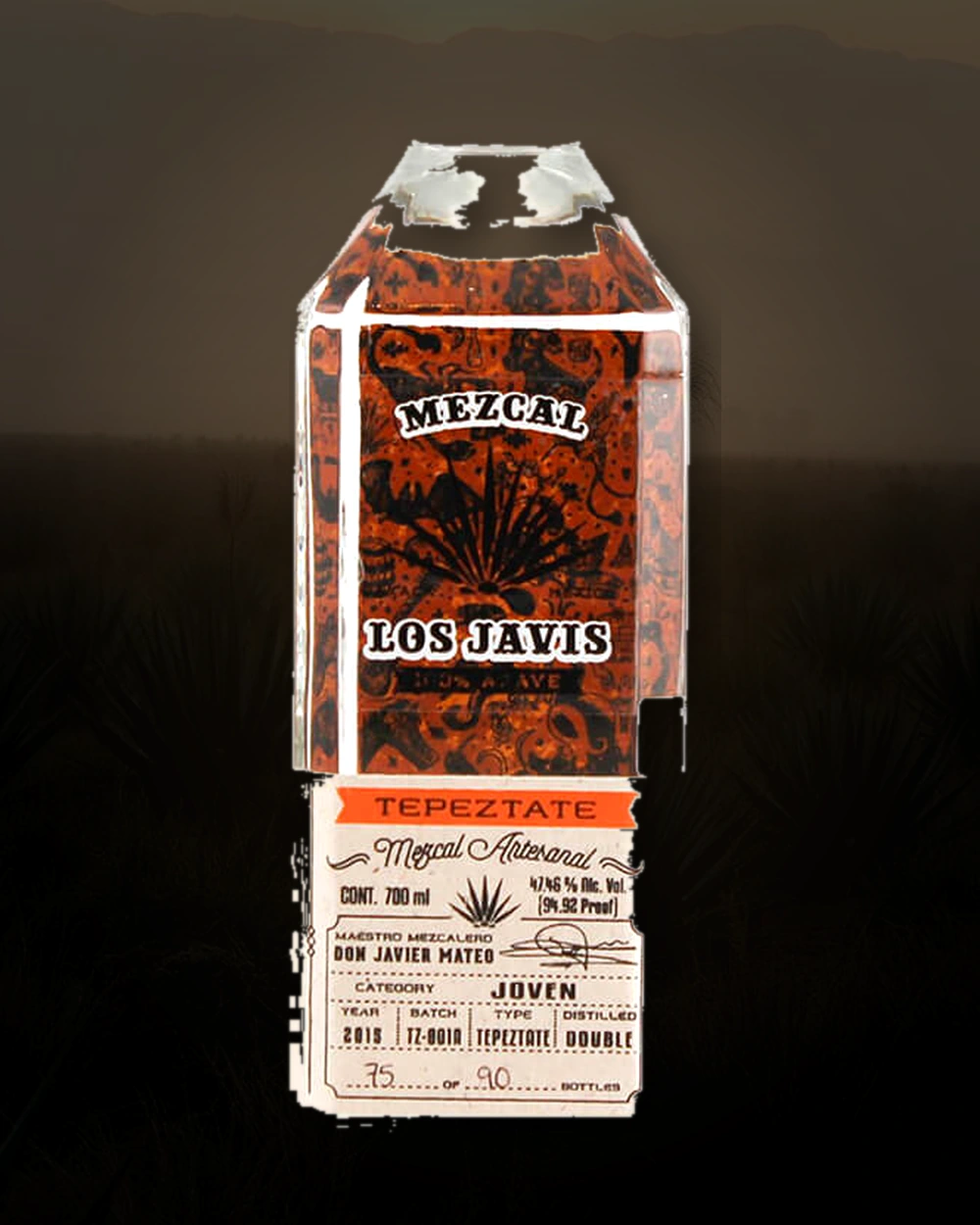 Los Javis Tepeztate bottle