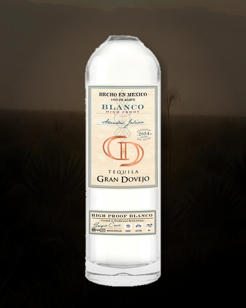 Gran Dovejo Blanco High Proof bottle