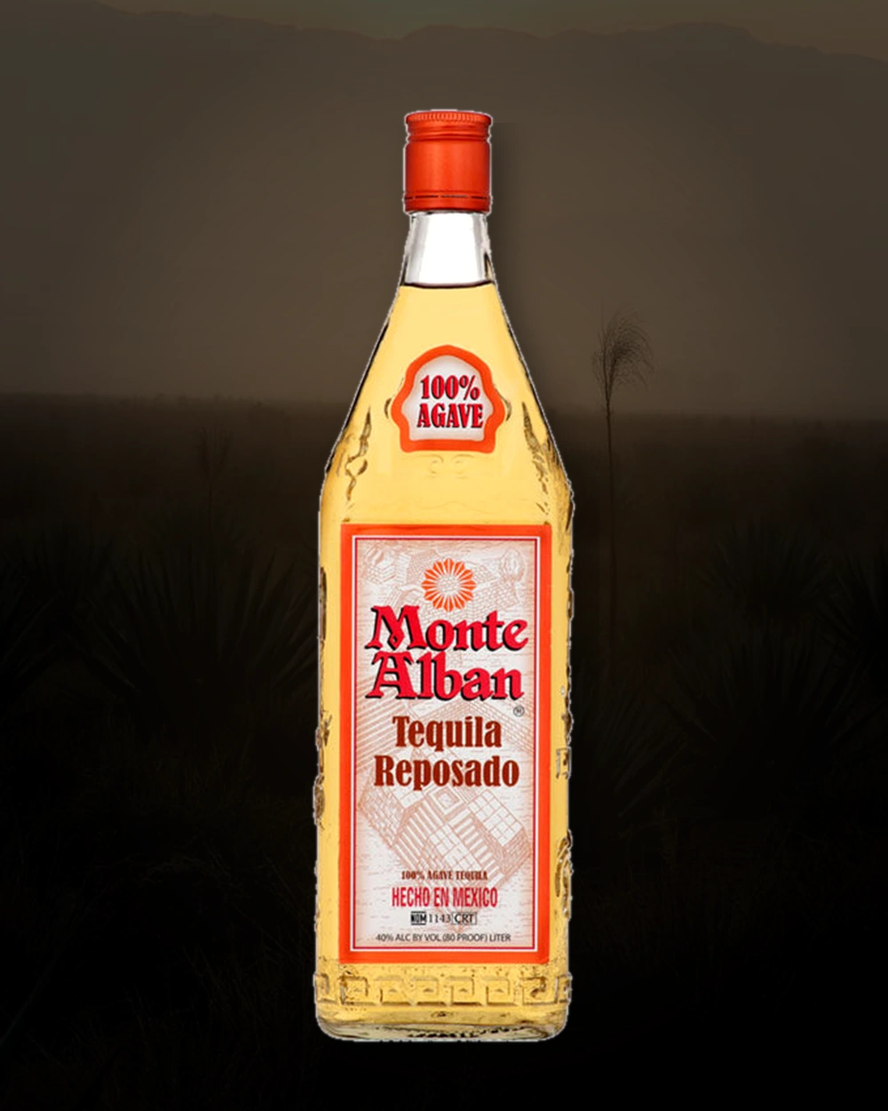 Monte Alban Tequila Reposado bottle