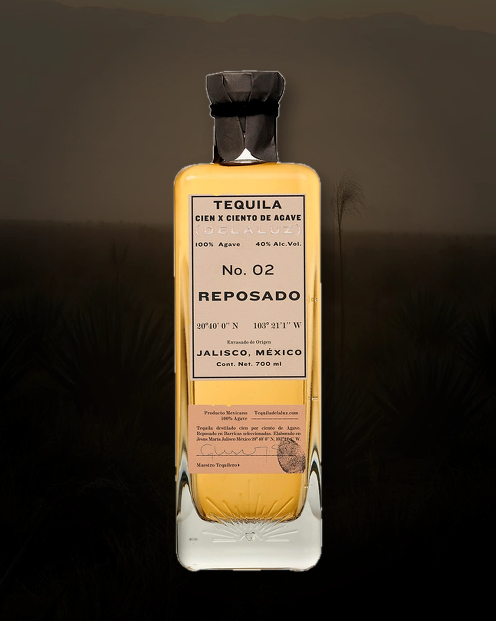 Delaluz Reposado bottle
