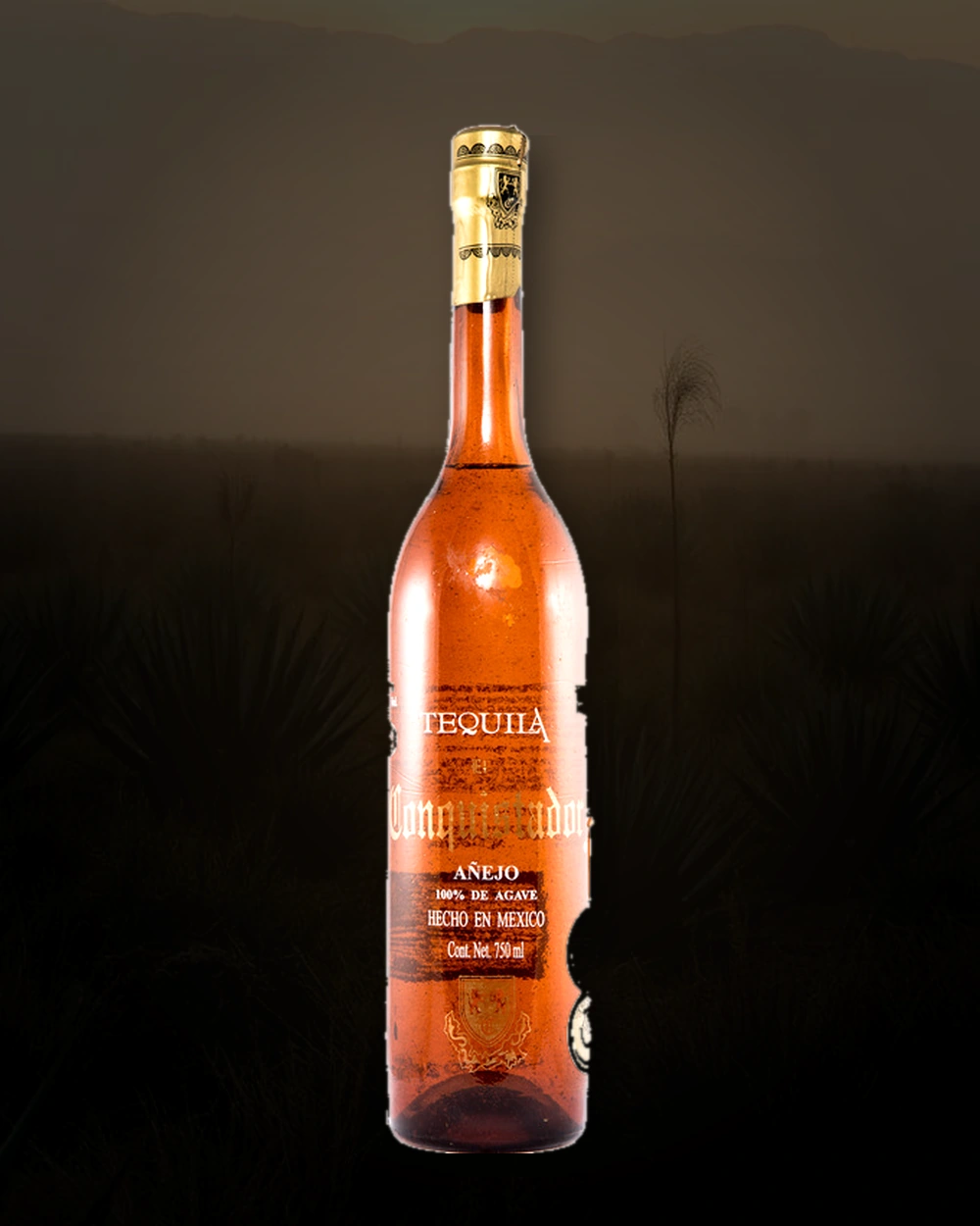El Conquistador Añejo Tequila bottle