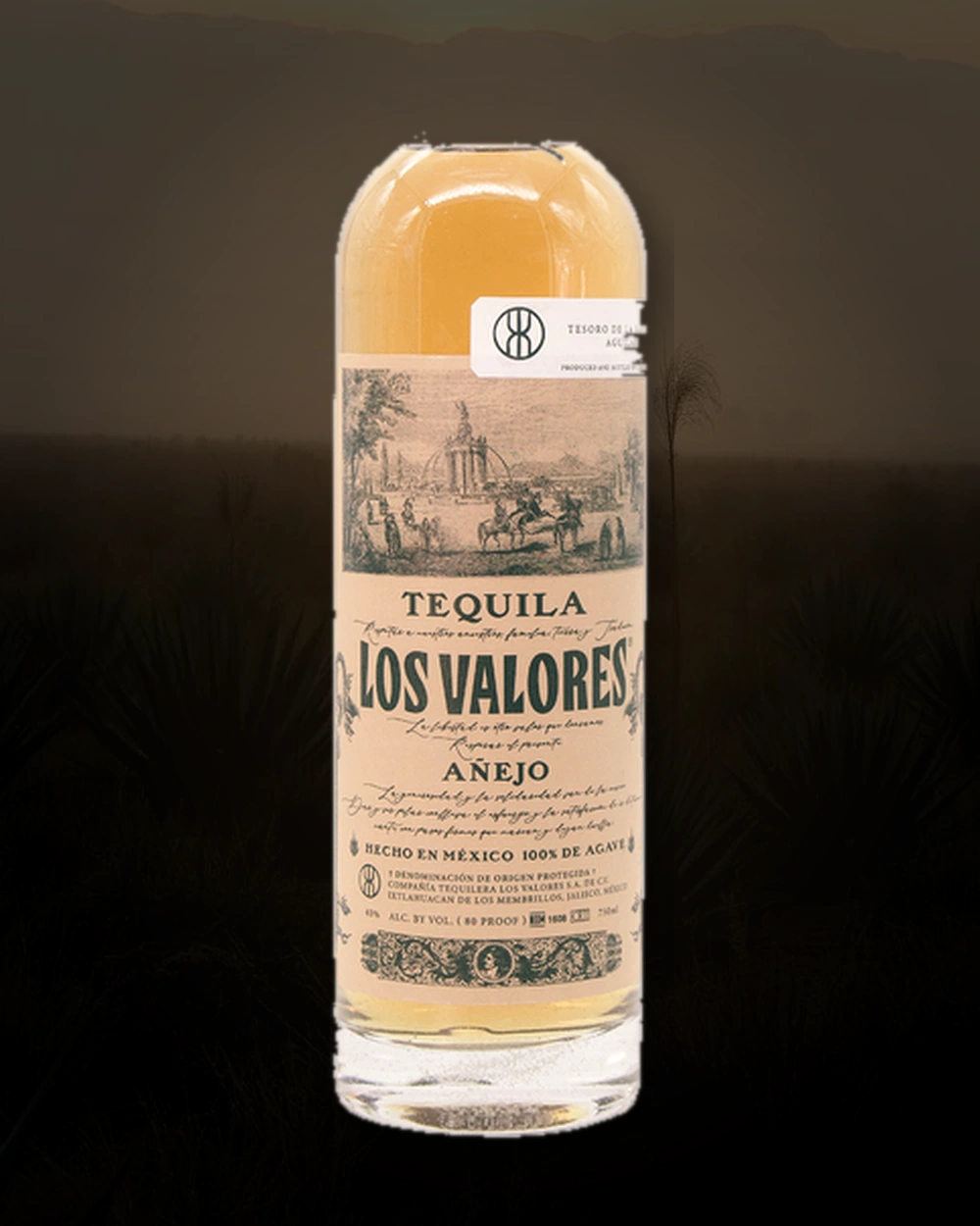 Los Valores Añejo bottle