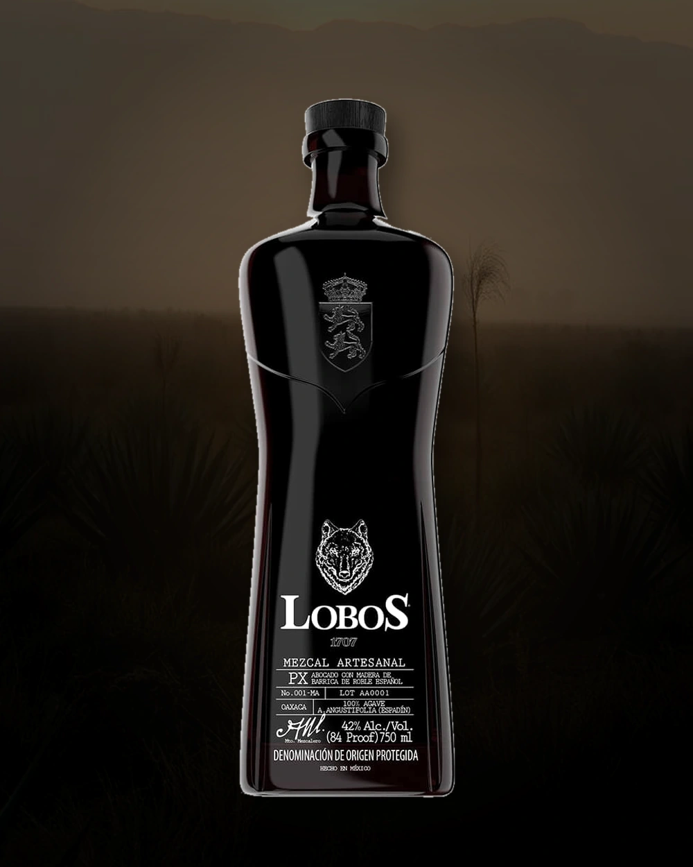 Lobos 1707 Artesanal bottle