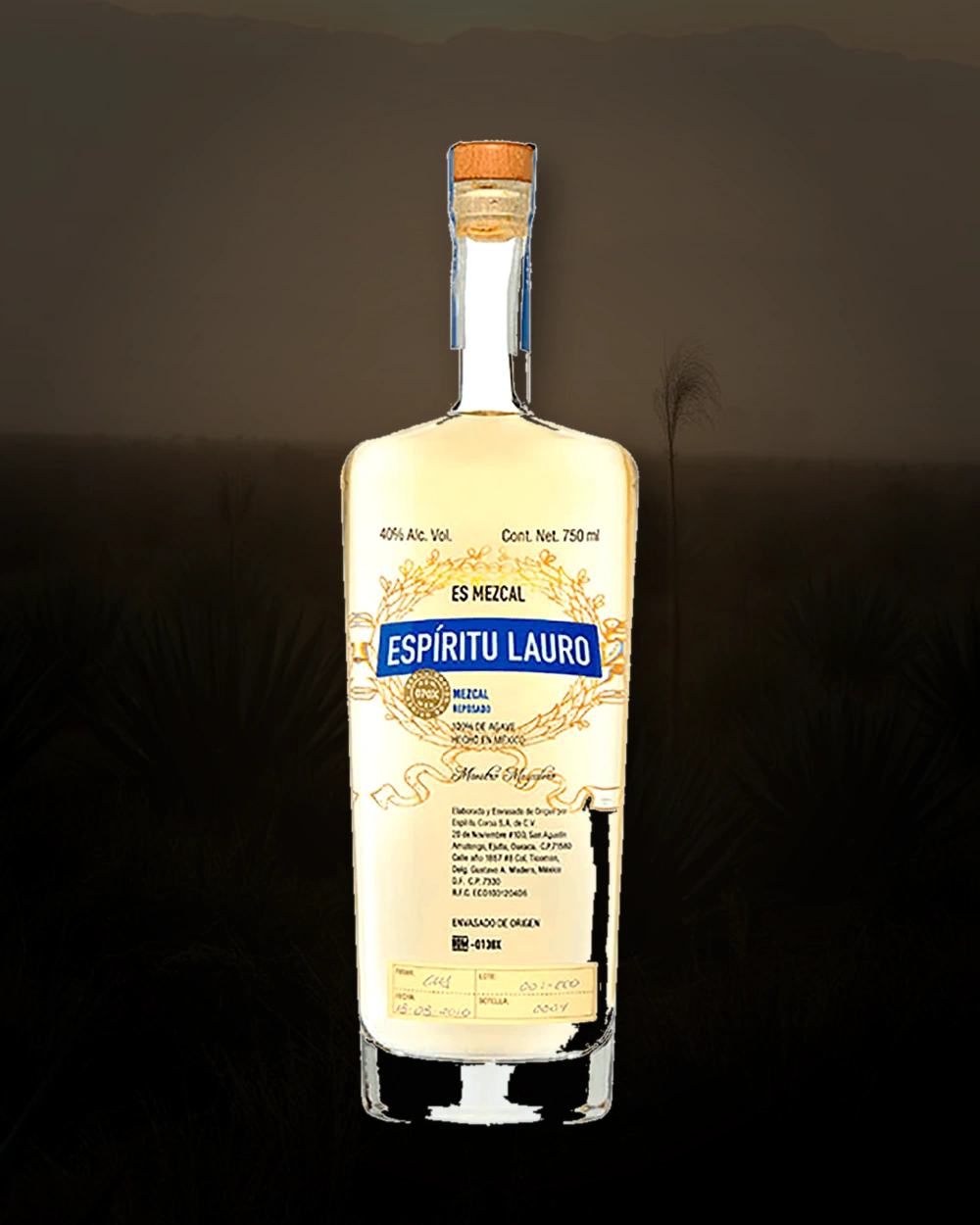 Espíritu Lauro Reposado bottle