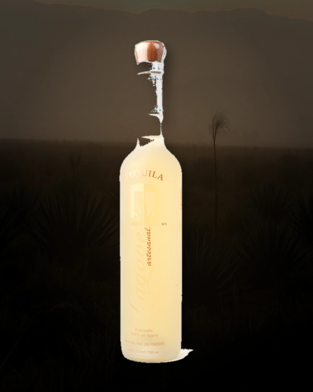 El Agave Reposado Tequila bottle