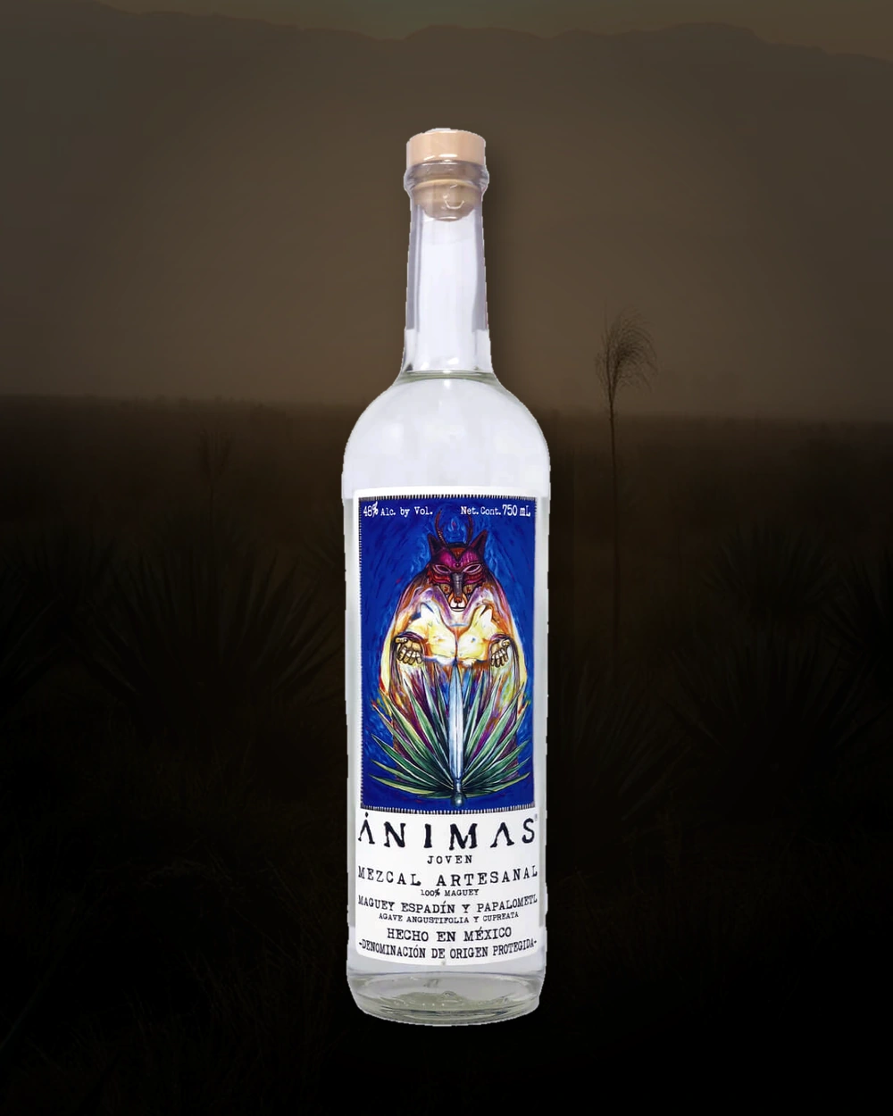 Ánimas Espadin y Papalometl bottle