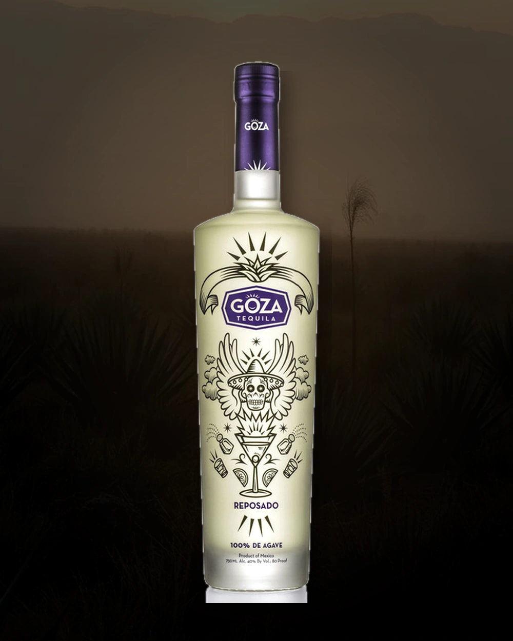 Goza Tequila Reposado bottle