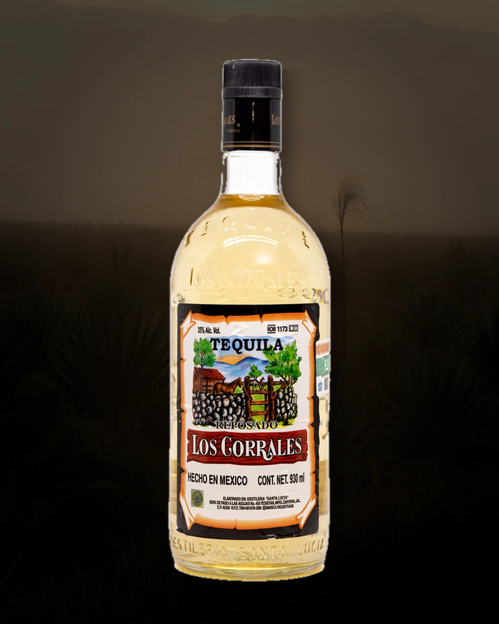 Los Corrales Reposado bottle