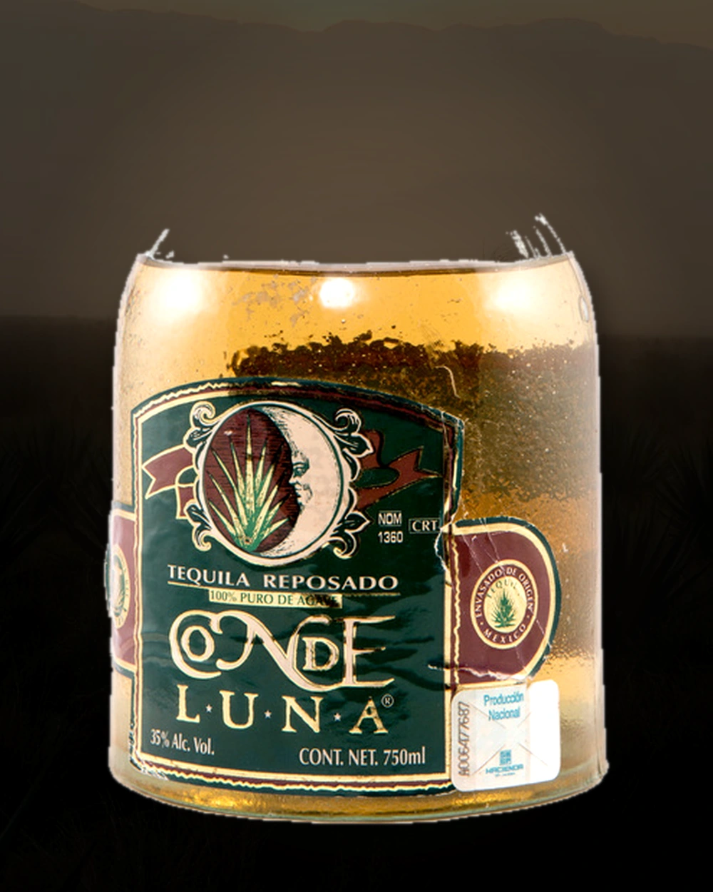 Conde Luna Reposado bottle