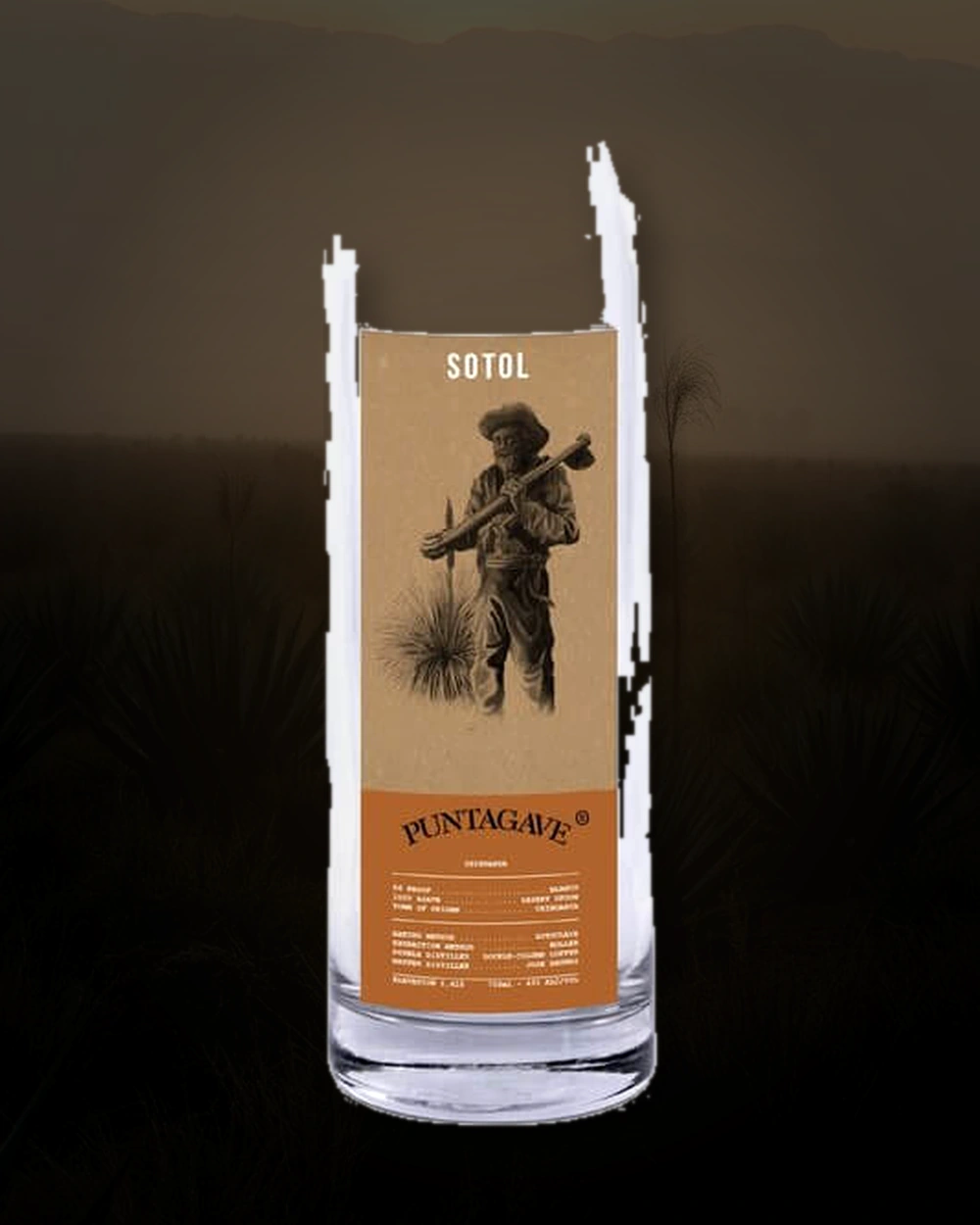 Puntagave Rustico Sotol bottle
