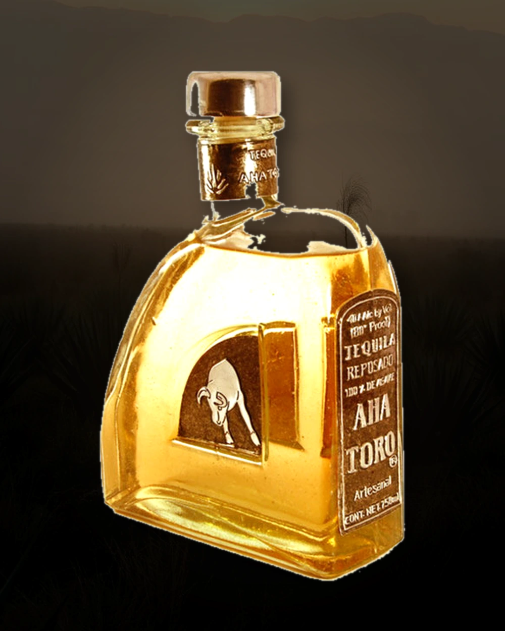Aha Toro Reposado bottle