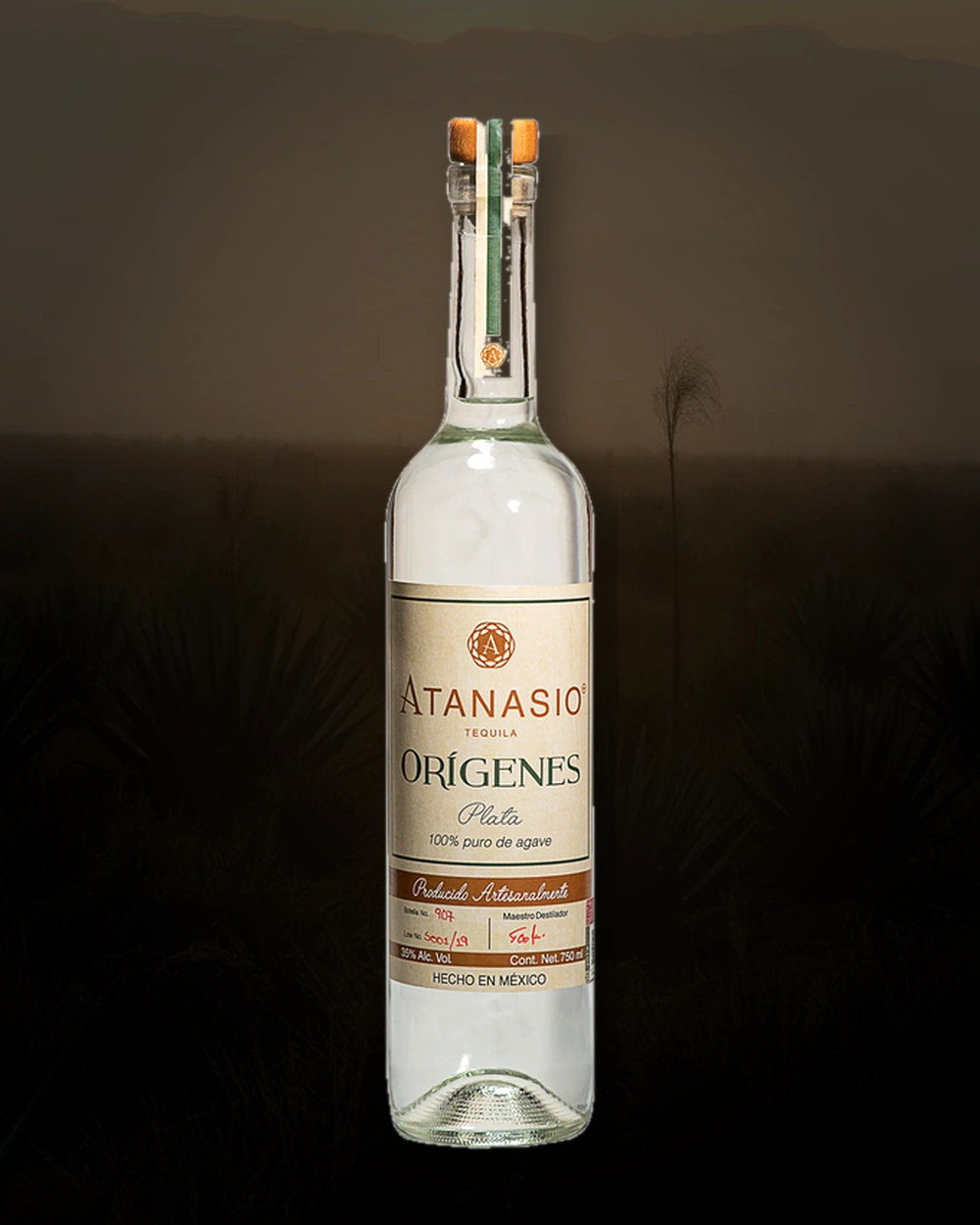 Atanasio Orígenes Plata bottle