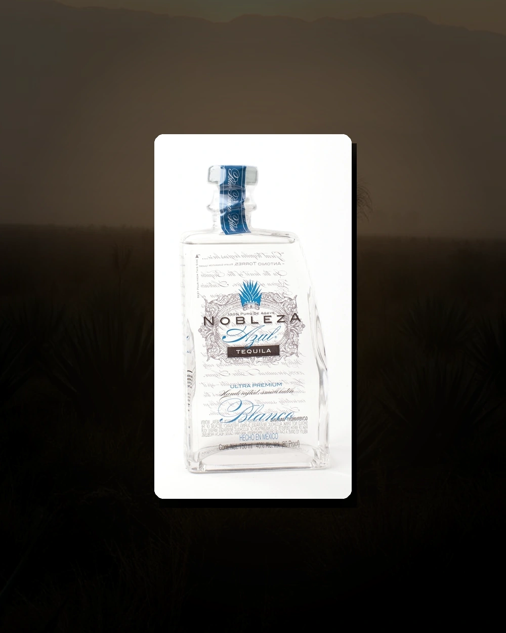 Nobleza Azul Tequila Blanco bottle