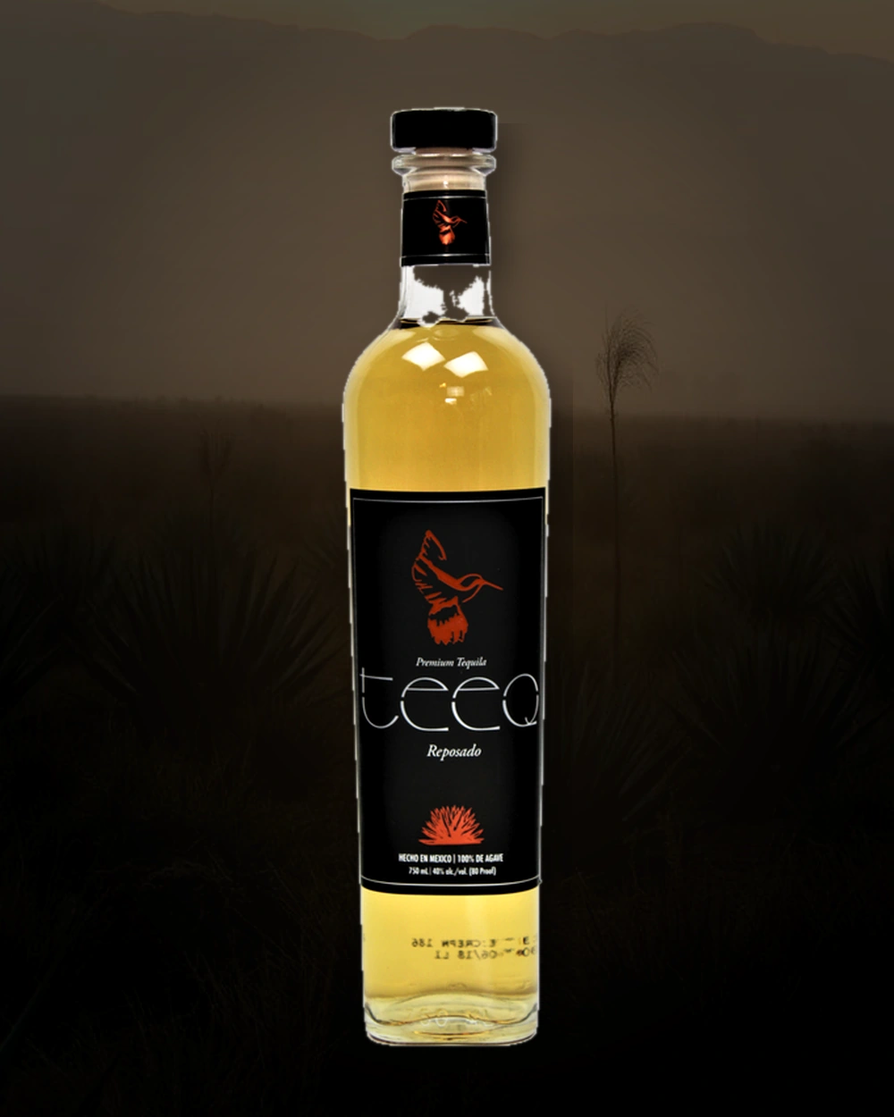 Teeq Reposado bottle