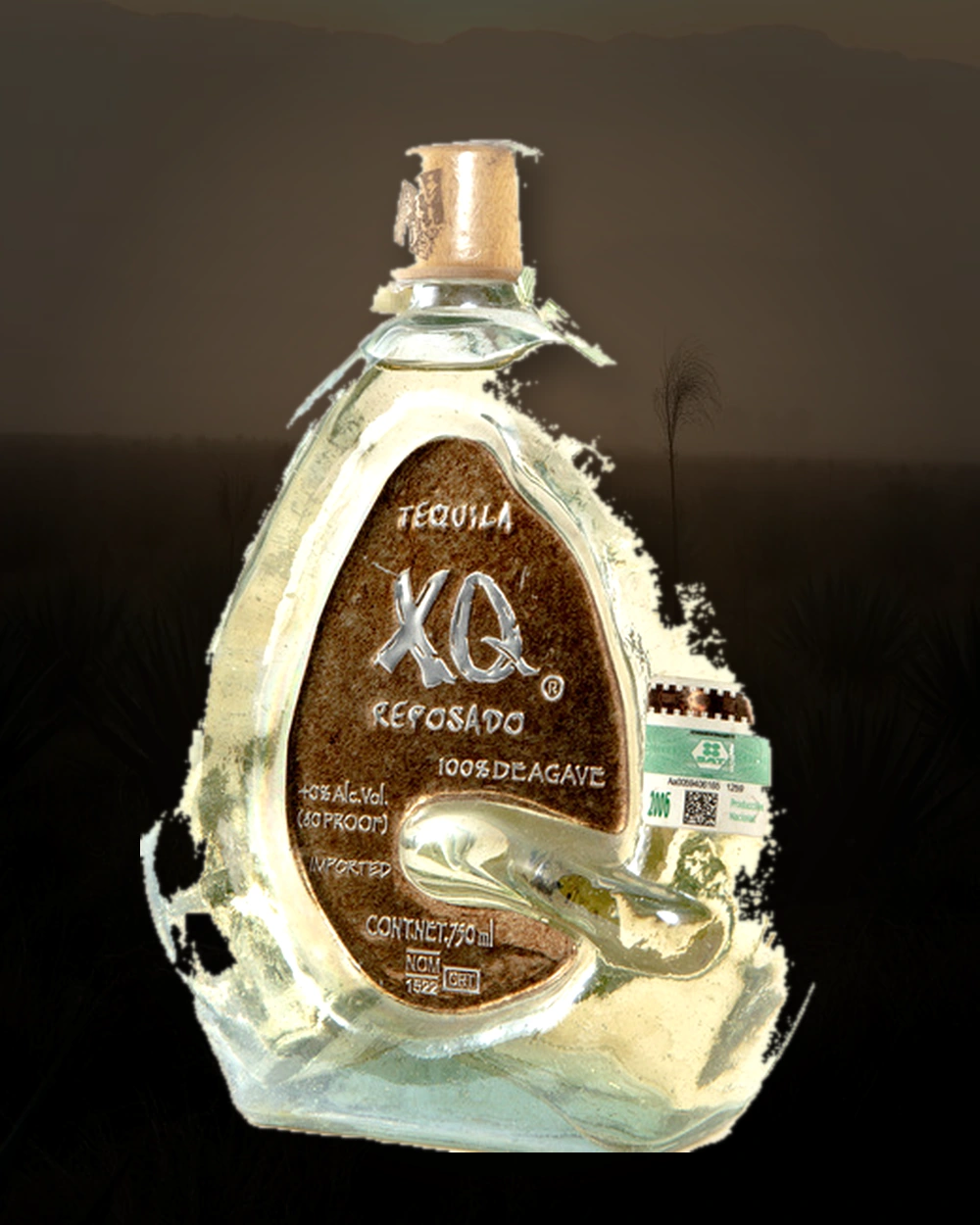 XQ Reposado bottle