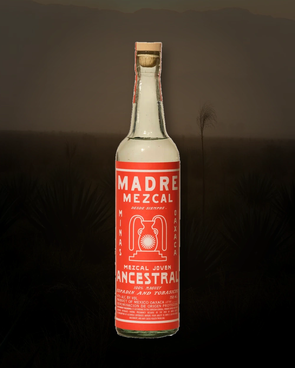 Madre Ancestral, Espadin and Tobasiche bottle