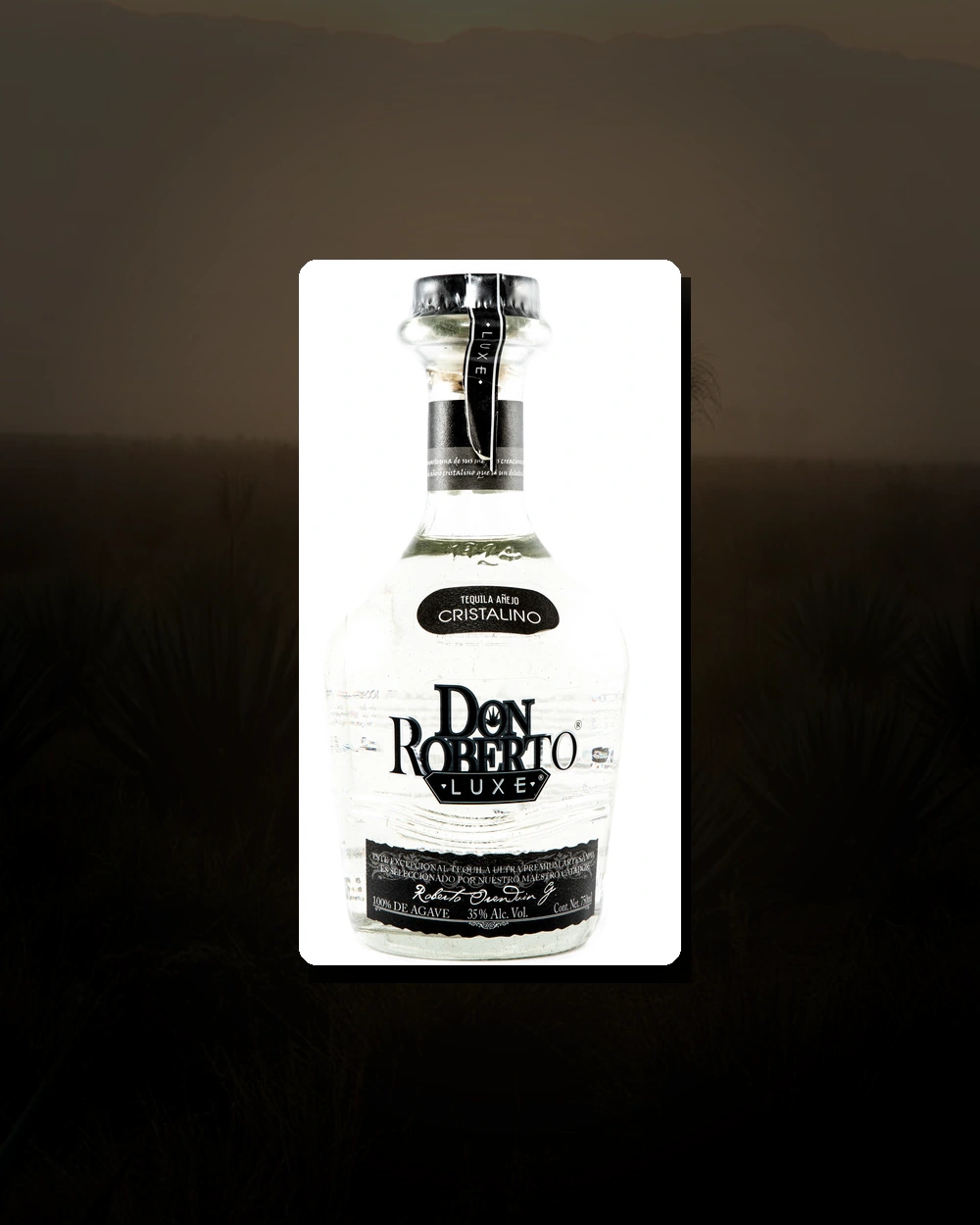 Don Roberto Luxe Cristalino Añejo bottle