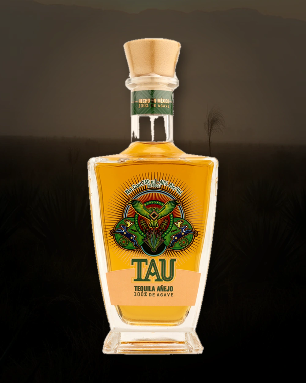 Tau Tequila Añejo bottle