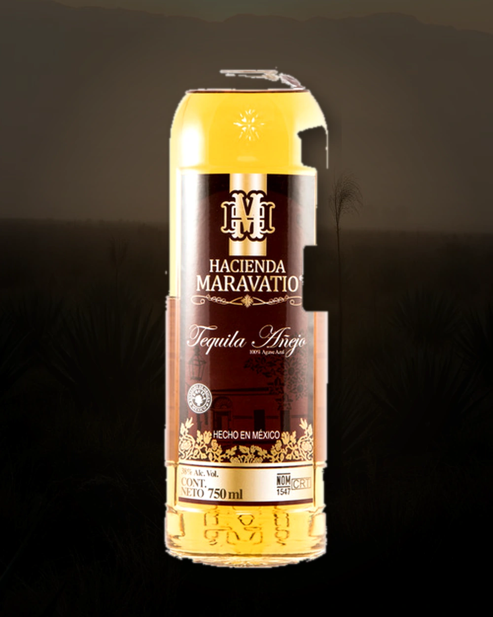 Hacienda Maravatio Añejo bottle